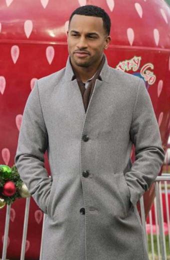 George Campbell Michael Xavier Christmas Comes Twice Coat