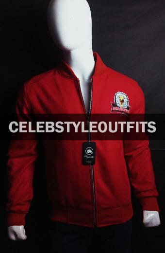 Cobra Kai William Zabka Eagle Fang Karate Red Varsity Jacket
