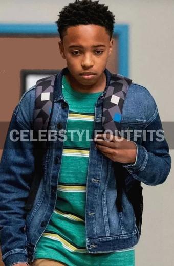 Cobra Kai Kenny Payne Dallas Dupree Young Blue Denim Jacket