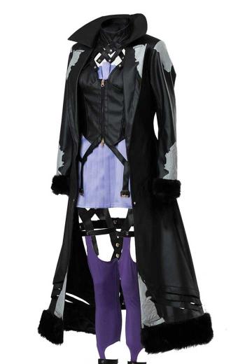 Mia Karnstein Code Vein Video Game Cosplay Black Leather Coat