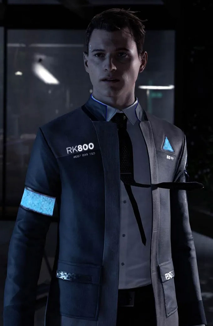 Detroit Become Human Connor RK800 Cosplay Leather Jacket