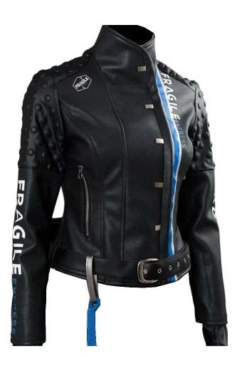 Death Stranding Fragile Express Cosplay Black Biker Jacket