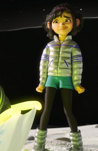 Over The Moon Fei Fei Silver Puffer Cosplay Jacket