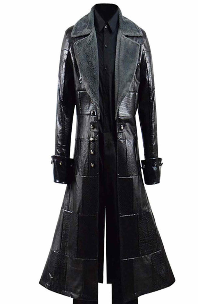 Haley Joel Osment Sora Kingdom Hearts Fur Collar Trench Coat