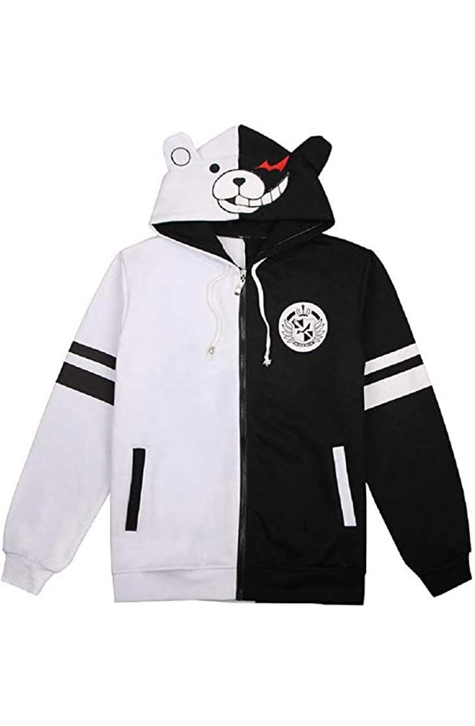 Danganronpa Video Game Fleece Hoodie monokuma-danganronpa-video-game-fleece-hoodie