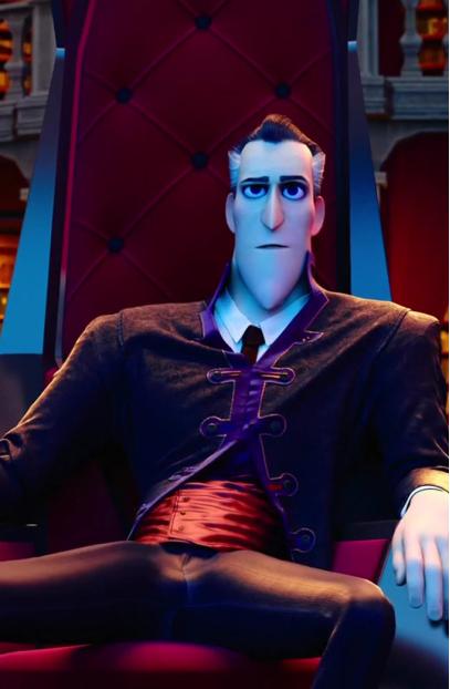 Count Dracula Monster Family 2 Purple Wool Coat jason-isaacs-monster-family-coat