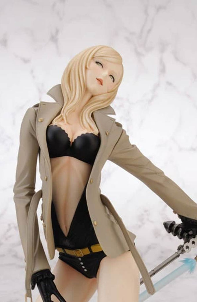No More Heroes Sylvia Christel Brown Cosplay Cotton Peacoat