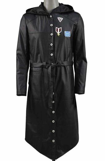 PUBG Player Unknown Battlegrounds Hooded Black Cosplay Coat