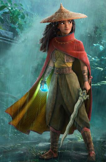 Raya and the Last Dragon Kelly Marie Tran Wool Poncho