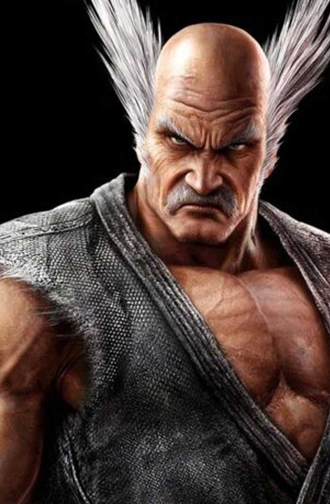 Heihachi Mishima Tekken Video Gaming Grey Cosplay Corduroy Vest