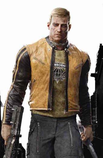 BJ Blazkowicz Terror Billy Wolfenstein Cosplay Biker Jacket