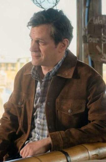 Scott Perry Tom Everett Council Of Dads Brown Suede Jacket