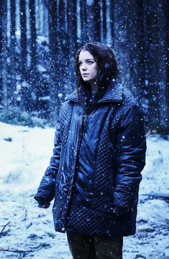 Esme Creed Miles Hanna TV Series Black Quilted Leather Jacket