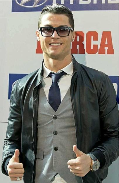 Pichichi Award Cristiano Ronaldo Bomber Black Leather Jacket cristiano-ronaldo-pichichi-award-jacket