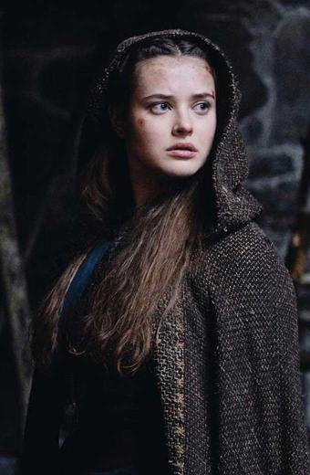 Nimue Katherine Langford Cursed Black Cloak