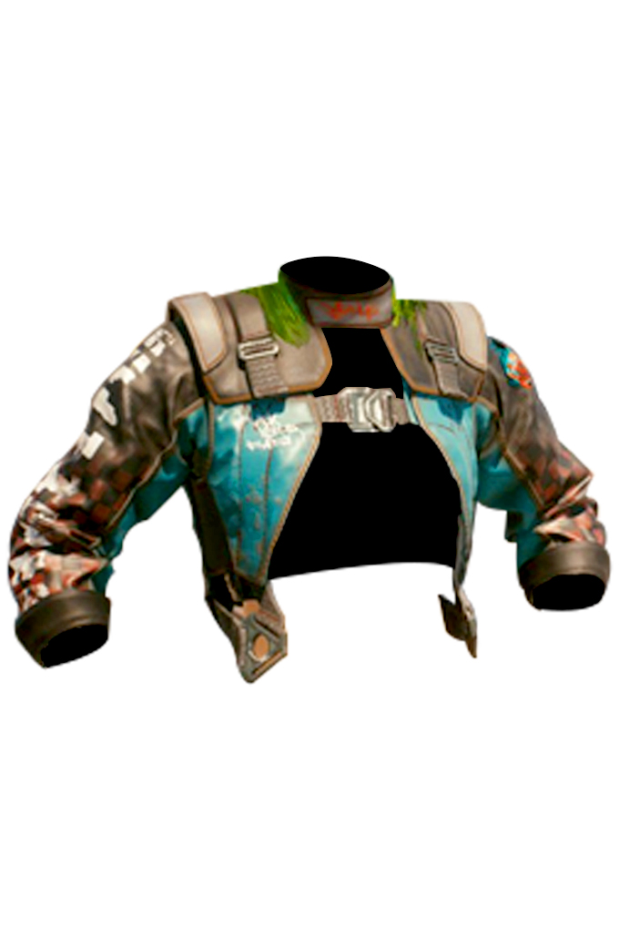 Cyberpunk 2077 Gaming Cosplay Wraiths Rally Bolero Jacket
