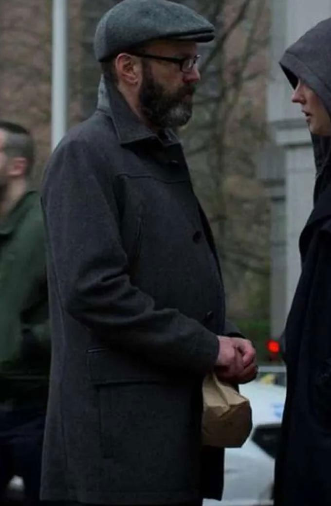 Mitchell Ellison Geoffrey Cantor Daredevil Grey Trench Coat