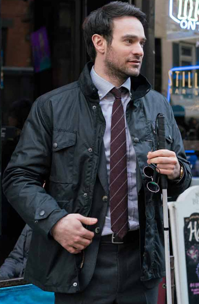 Matt Murdock The Defenders Charlie Cox Daredevil Jacket