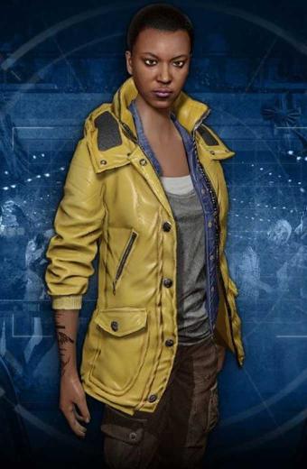 Kylie Jane Hammond Dead Rising Yellow Cosplay Leather Jacket