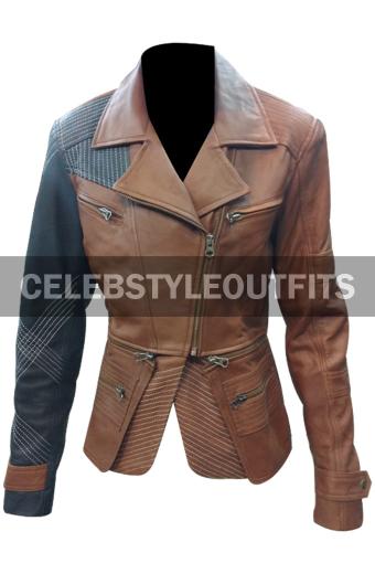 Defiance Julie Benz Amanda Rosewater Brown Trench Jacket