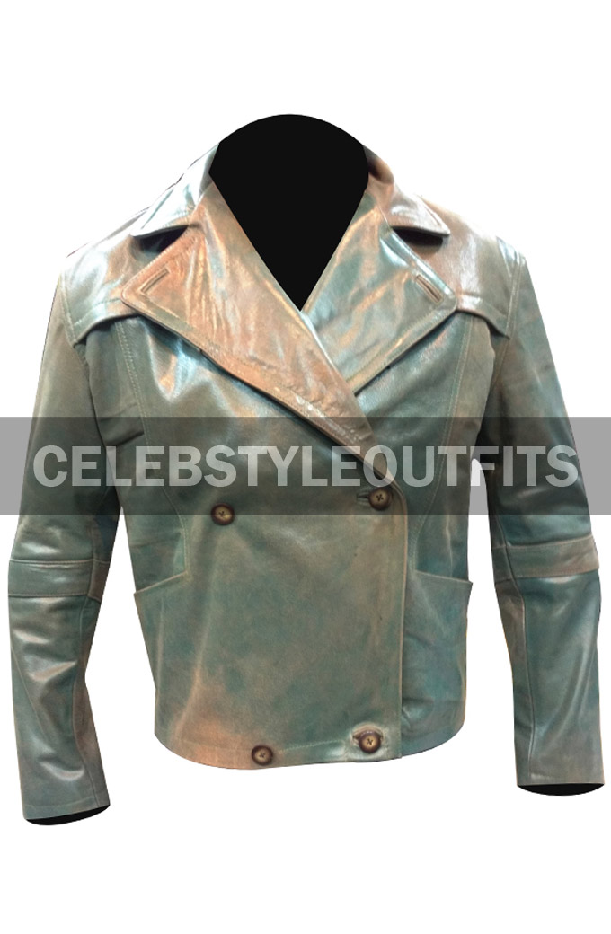 Defiance Season 2 Grant Bowler Distressed Leather Jacket