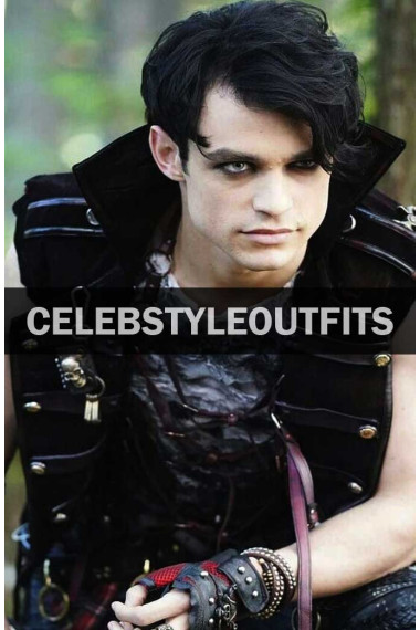 Thomas Doherty Descendants Harry Hook Black Cosplay Tail Vest