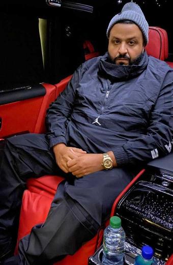 Mens DJ Khaled Sports Casual Bomber Blue Parachute Jacket
