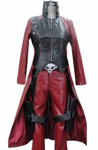 Sons Of Sparda Dante Devil May Cry Black And Red Cosplay Coat