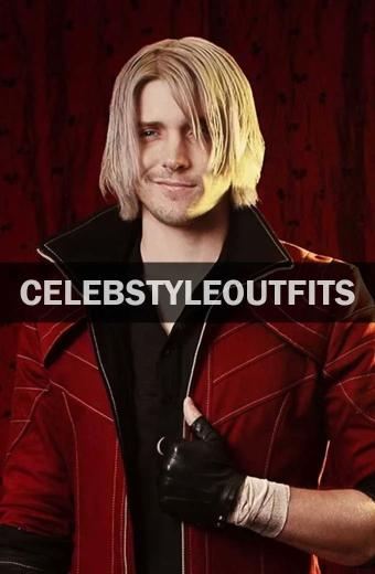 Sons Of Sparda Devil May Cry Dante Maroon Cotton Cosplay Coat