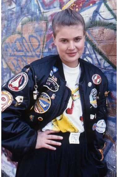 Doctor Who TV Show Sophie Aldred Ace Black Satin Jacket