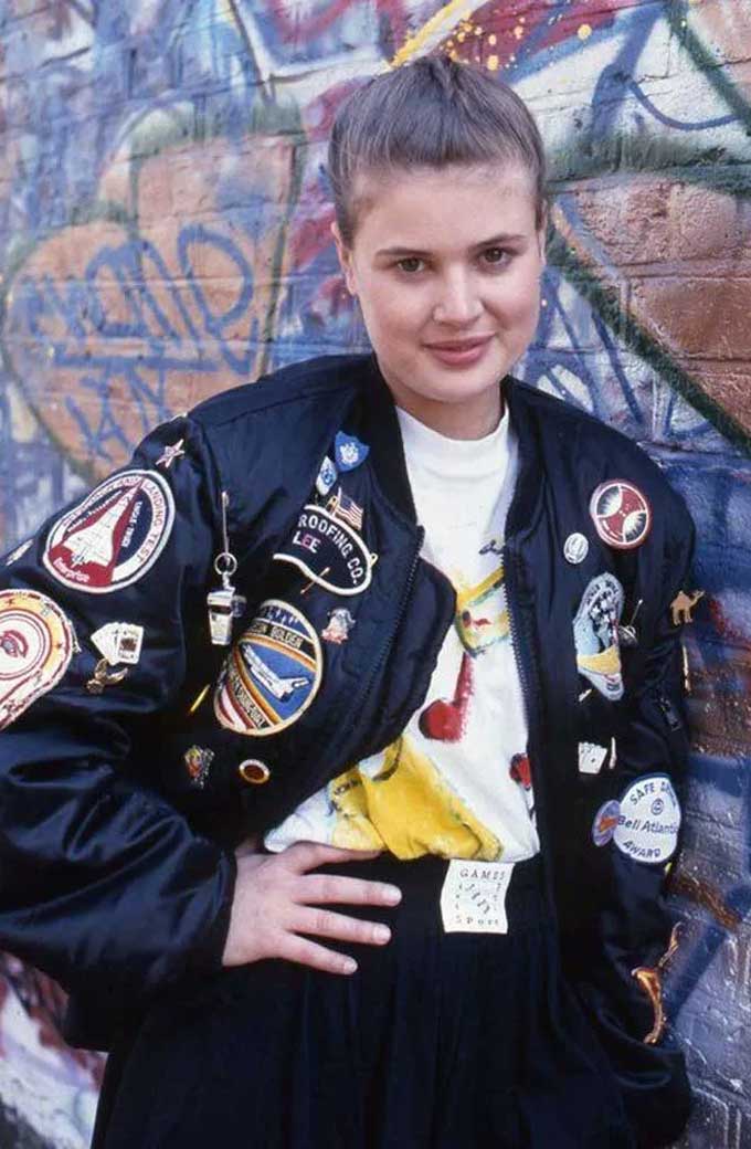 Doctor Who TV Show Sophie Aldred Ace Black Satin Jacket