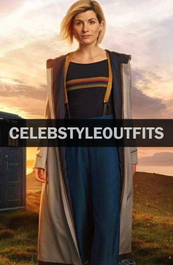 Doctor Who Jodie Whittaker Thirteenth Doctor Beige Trench Coat