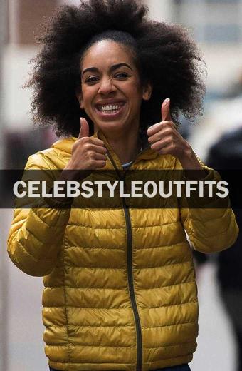 Doctor Who Pearl Mackie Bill Potts Yellow Parachute Jacket