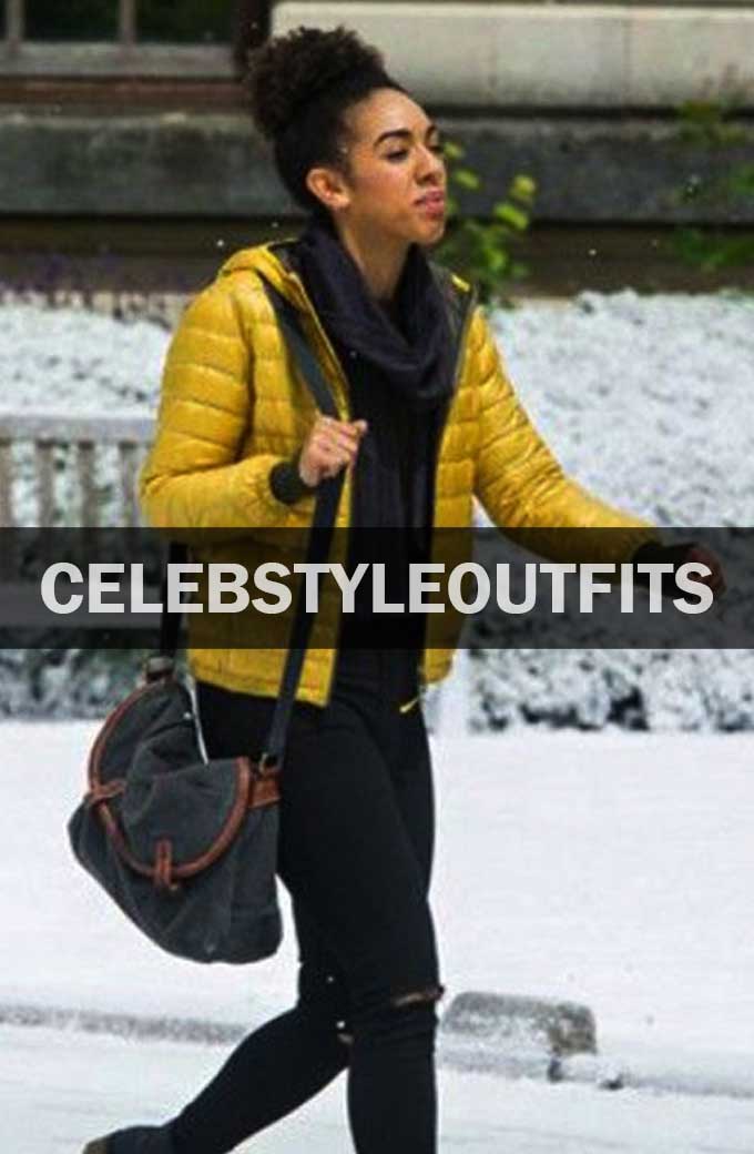 Pearl Mackie Bill Potts Doctor Who Yellow Parachute Jacket doctor-who-pearl-mackie-yellow-jacket