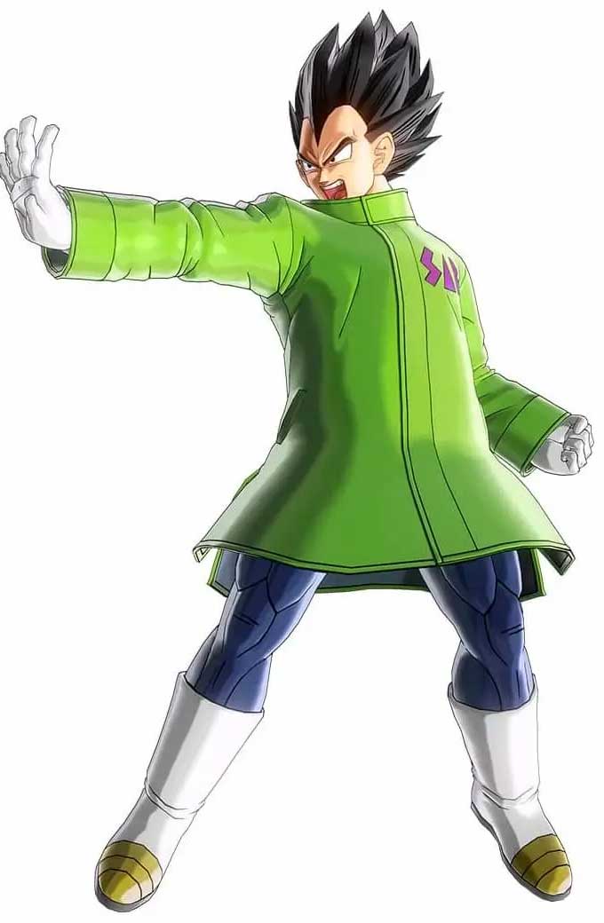 Dragon Ball Super Broly Vegeta Sab Green Leather Jacket