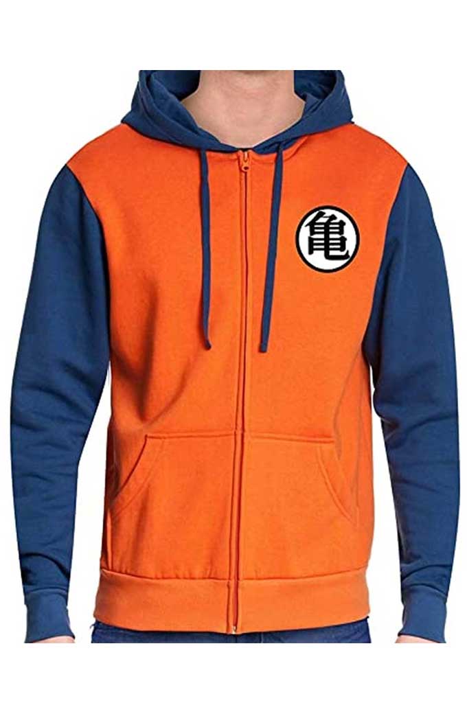 Kakarot Dragon Ball Z Goku Orange Wool Varsity Hoodie