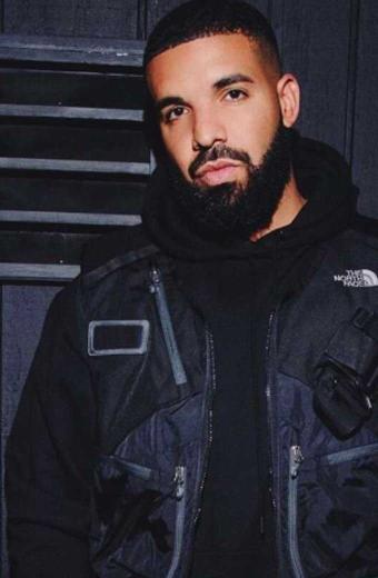 Aubrey Drake Graham The North Face Bomber Black Cotton Jacket