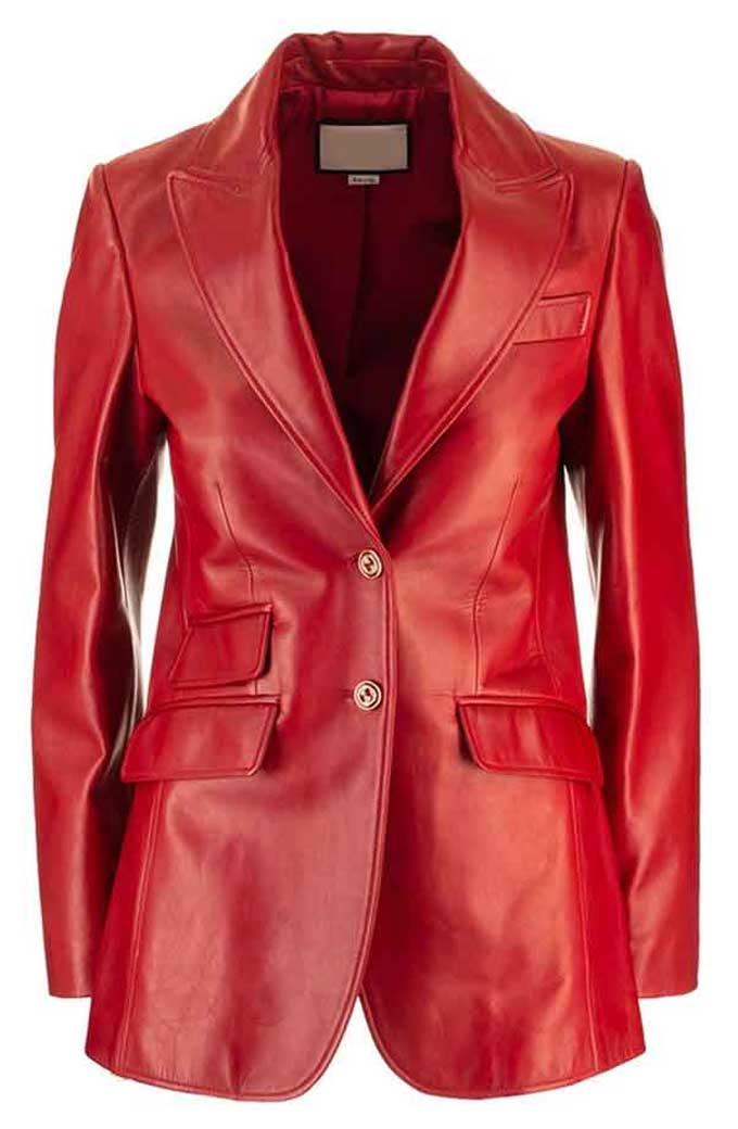 Elizabeth Gillies Dynasty Fallon Carrington Red Trench Jacket