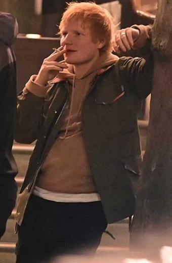 Ed Sheeran Around With Friends Kerridges Green Cotton Jacket