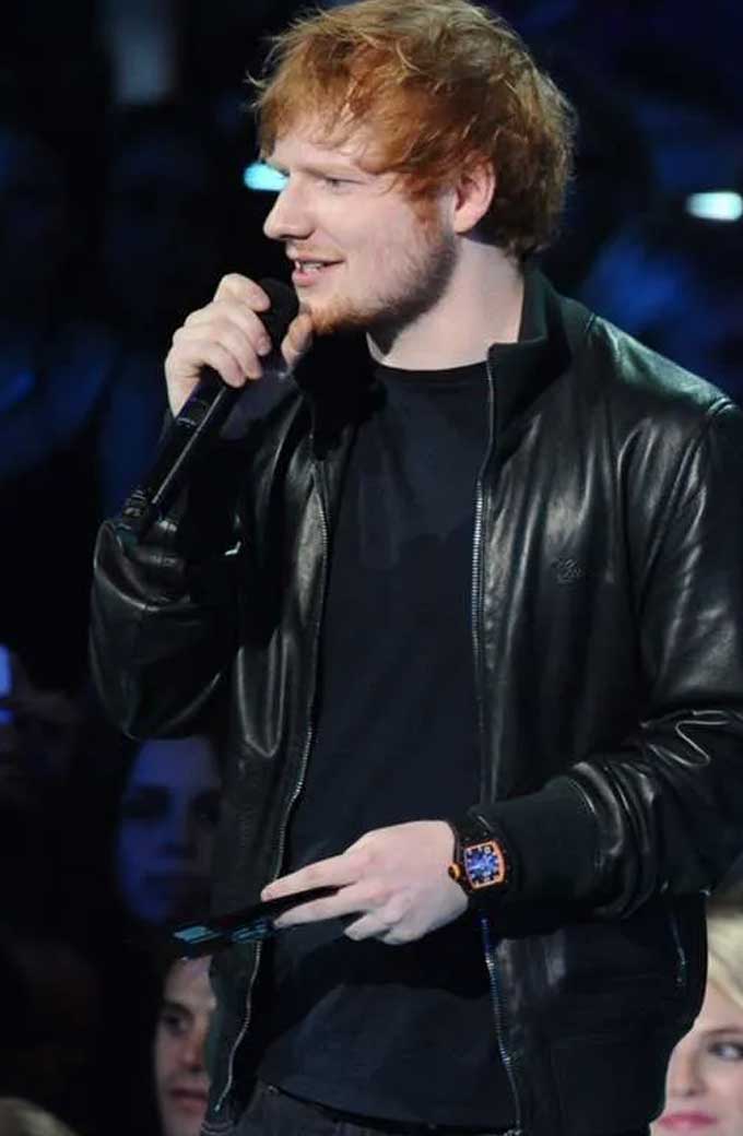 Ed Sheeran The Sum Of It All Premiere Black Bomber Jacket