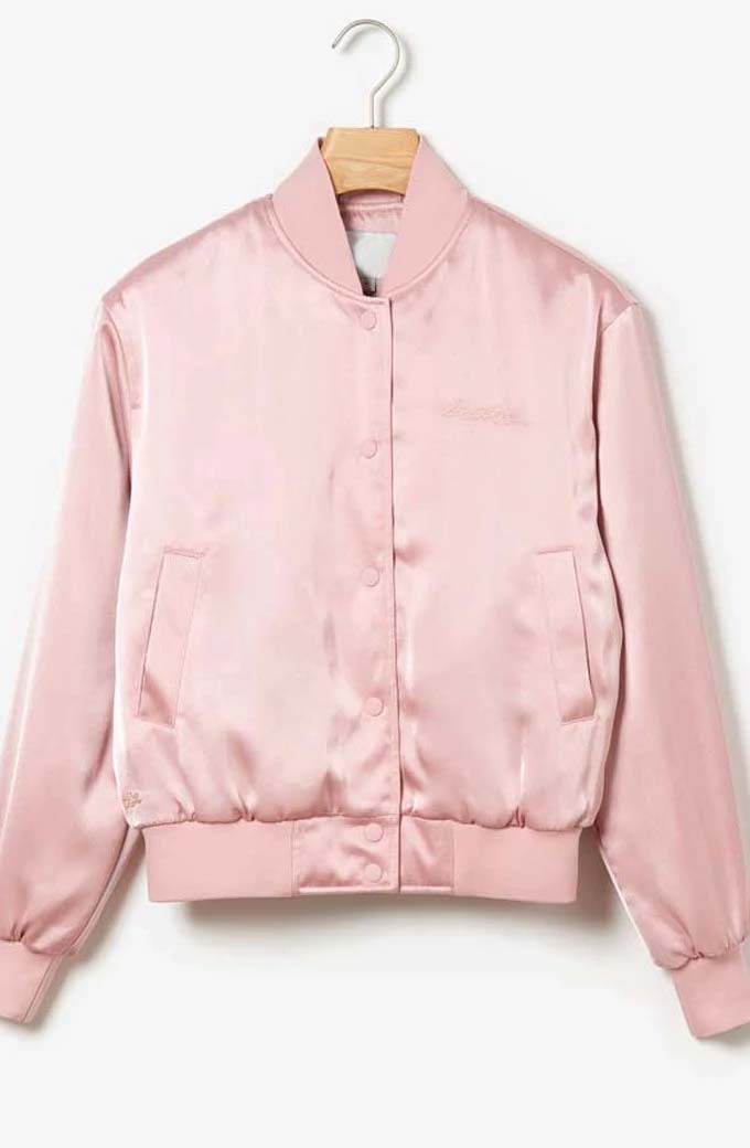 Lily Collins Emily Cooper Emily in Paris Pink Satin Jacket
