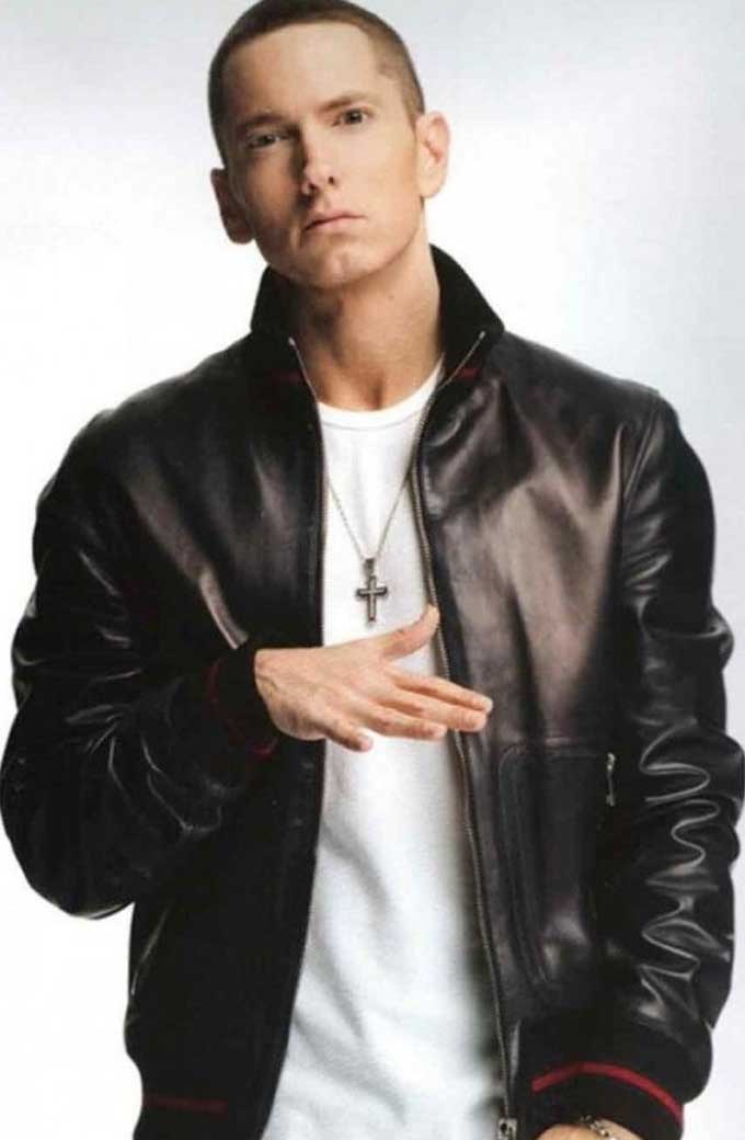 Eminem Not Afraid Black Jacket