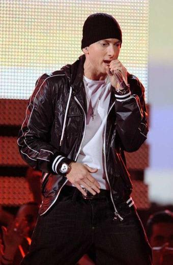 Eminem Concert Marshall Mathers Hooded Bomber Varsity Jacket