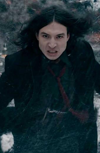 Credence Barebone Fantastic Beasts Ezra Miller Black Wool Coat