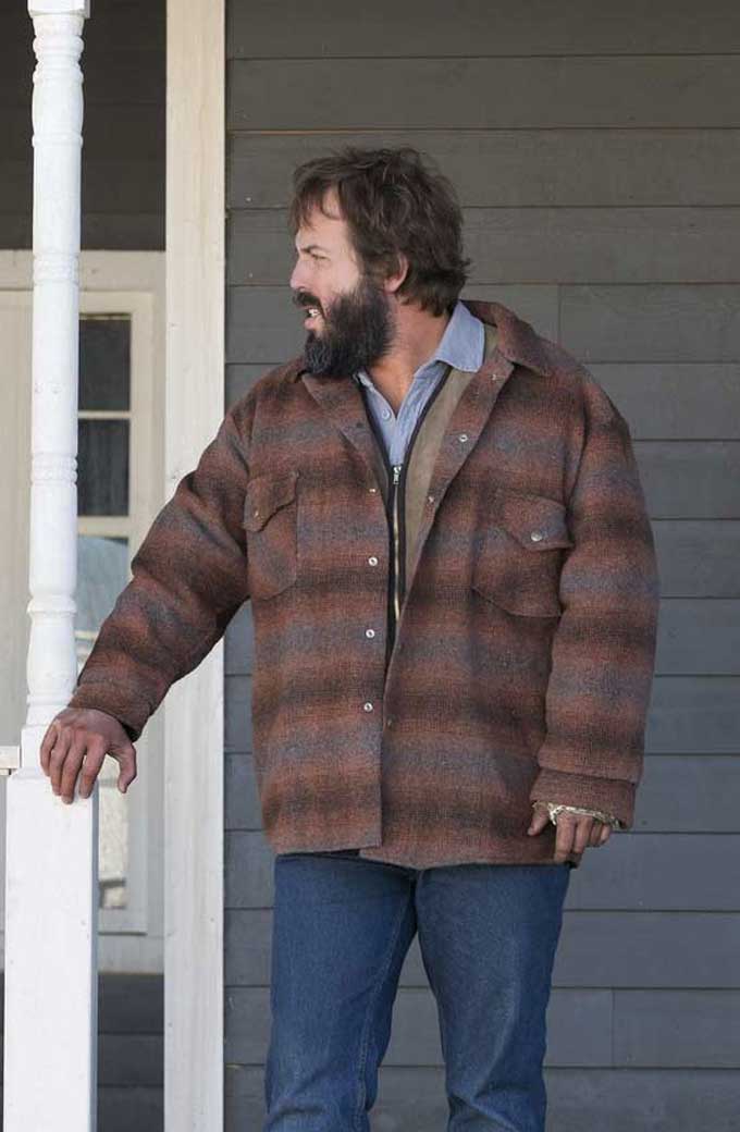 Fargo Bear Gerhardt Angus Sampson Brown Plaid Flannel Jacket angus-sampson-fargo-jacket