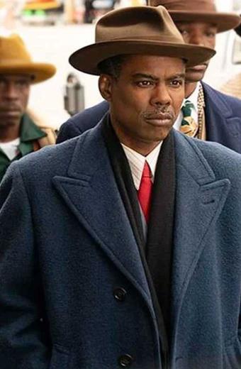 Fargo TV Series Chris Rock Loy Cannon Grey Wool Trench Coat