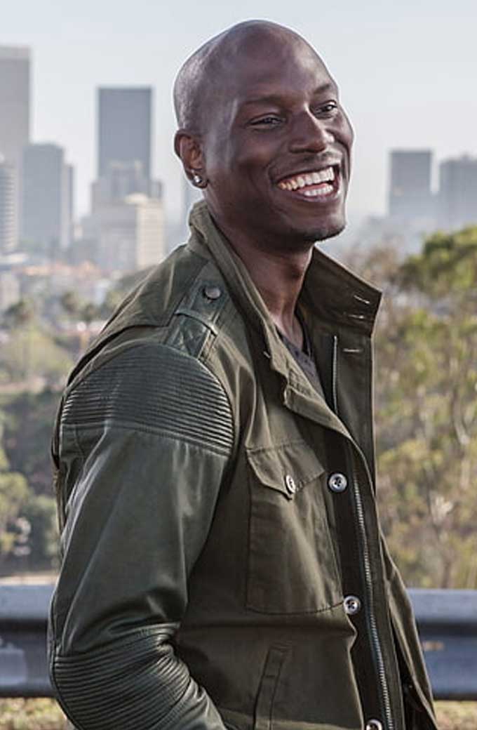 Tyrese Gibson Fast And Furious 7 Leather Jacket