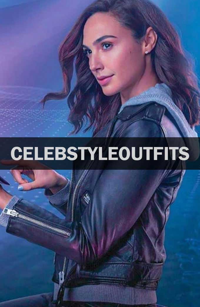 Fast And Furious Gisele Yashar Gal Gadot Biker Leather Jacket