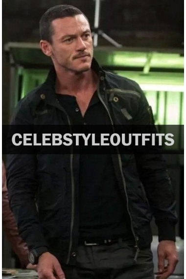 Fast And Furious Luke Evans Owen Shaw Black Bomber Jacket