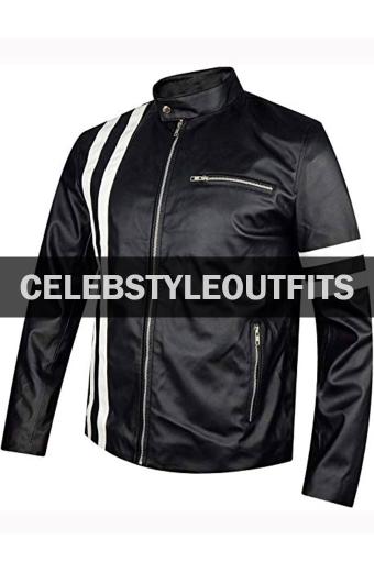 The Fate Of The Furious Premiere Vin Diesel One Black Jacket